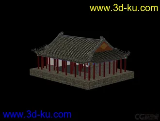 3D打印模型一个房子，没有窗户和门......的图片