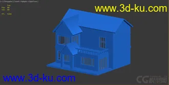 3D打印模型小房子的图片