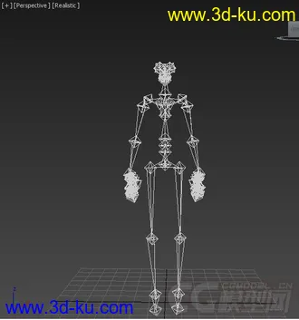 3D打印模型精密骨骼绑定的豹纹短袖女孩,max通用格式,可导入Unity3d的图片