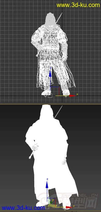 男武士模型的图片