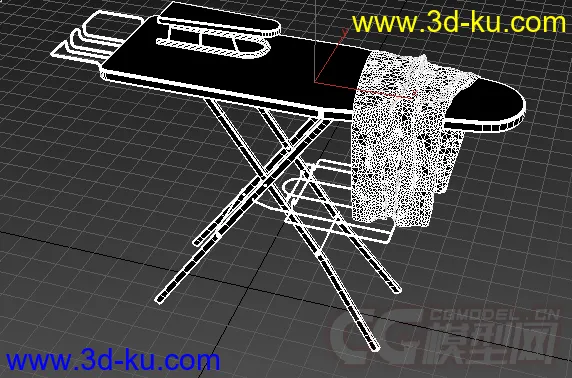 熨斗 熨衣架模型的图片2