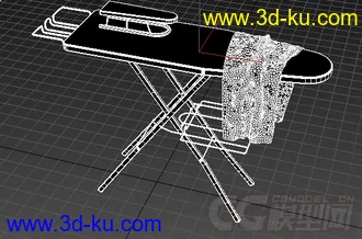 熨斗 熨衣架模型的图片
