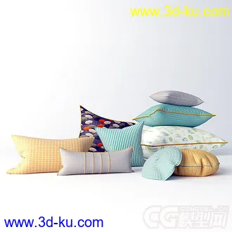 家用抱枕  模型的图片