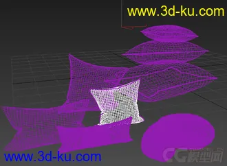 家用抱枕  模型的图片