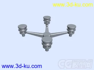 3D打印模型玻璃 点爪的图片
