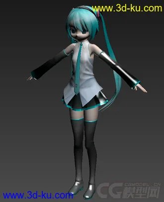 3D打印模型ABC式 原创MIKU 内部优化测试版的图片