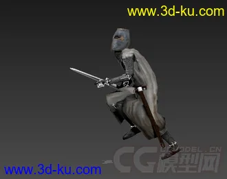男武士 有动作模型的图片