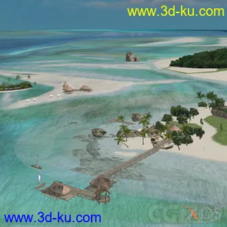 3D打印模型DOA5_Zack_Island滨岛的图片