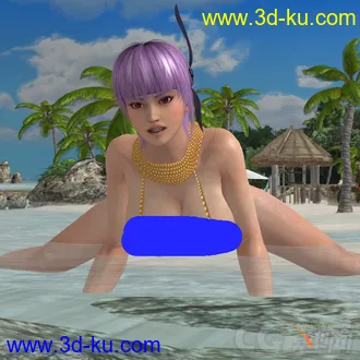 3D打印模型DOA5_Zack_Island滨岛的图片