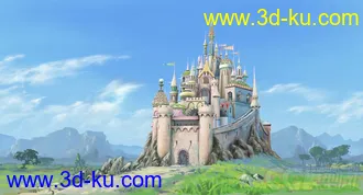 3D打印模型FBX格式城堡的图片