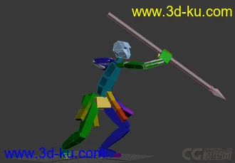 3D打印模型各种动作包的图片