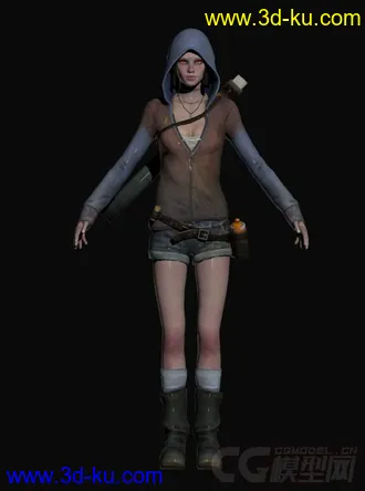 3D打印模型戴帽子的男孩的图片