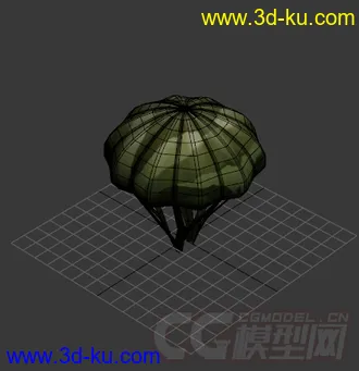 3D打印模型降落伞的图片