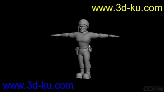 3D打印模型美国大兵的图片