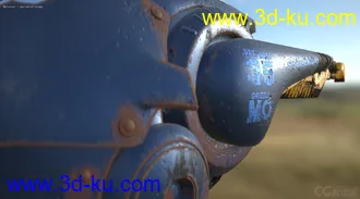 3D打印模型4k贴图，也不知道是什么机器人的图片