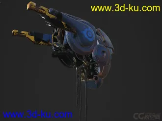 3D打印模型4k贴图，也不知道是什么机器人的图片