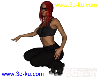 3D打印模型16407-The Jogger and 16377-Xanadu Hair的图片