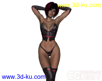3D打印模型16500-Nightfever Hair and 19327 Lilith 6的图片