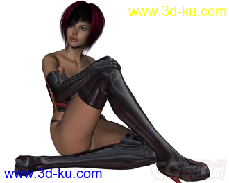 3D打印模型16500-Nightfever Hair and 19327 Lilith 6的图片
