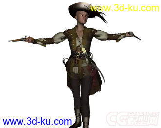 3D打印模型DAZ3D - Poser - 19099 Piratess For Genesis 2 Females的图片