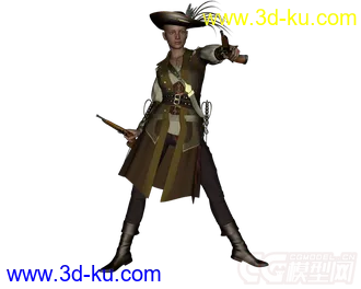 3D打印模型DAZ3D - Poser - 19099 Piratess For Genesis 2 Females的图片
