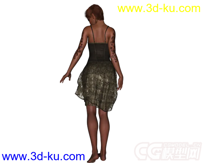 19672 Francesca Dress for Genesis 2 Female(s)模型的图片2