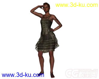 3D打印模型19672 Francesca Dress for Genesis 2 Female(s)的图片