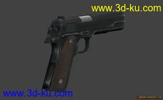 手枪1911模型贴图的图片