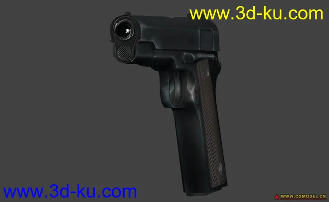 手枪1911模型贴图的图片3
