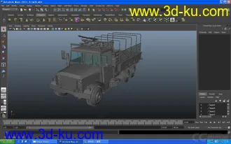 3D打印模型卡车-M35的图片