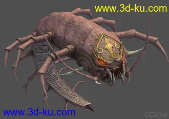 3D打印模型百足蜈蚣的图片