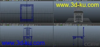 3D打印模型中式椅子的图片