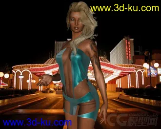 3D打印模型DAZ3D - Poser - 16807 Sugar Shock For G2F(服装）的图片
