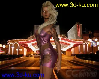 3D打印模型DAZ3D - Poser - 16807 Sugar Shock For G2F(服装）的图片