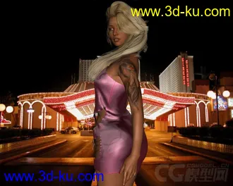 3D打印模型DAZ3D - Poser - 16807 Sugar Shock For G2F(服装）的图片