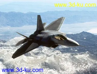 3D打印模型F22猛禽战斗机飞机的图片