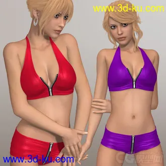 3D打印模型3dage 88500 B-Girl II服装的图片