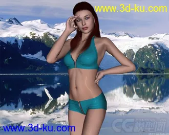 3D打印模型3dage 88500 B-Girl II服装的图片