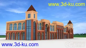 3D打印模型欧式建筑的图片