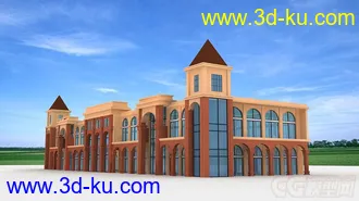 3D打印模型欧式建筑的图片