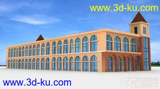 3D打印模型欧式建筑的图片