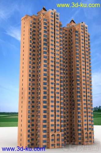 3D打印模型简欧式高层的图片