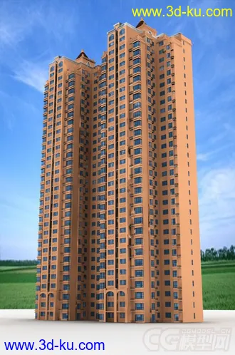 3D打印模型简欧式高层的图片