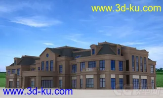 3D打印模型会所的图片