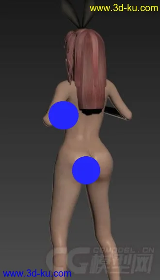 3D打印模型绑定好骨骼的DoA5女角色穗乃果,max2015格式的图片