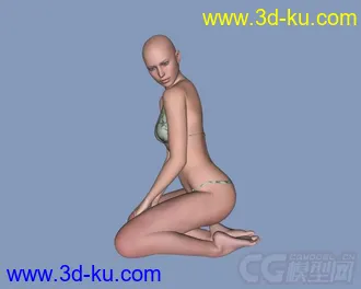现代美女模型的图片