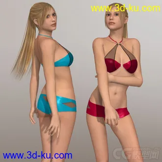 比基尼美女模型的图片