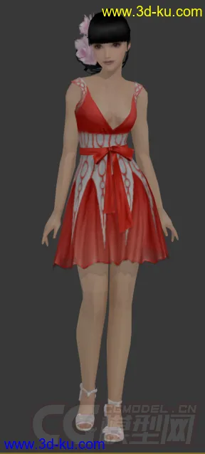 3D打印模型可爱妹子的图片