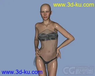 比基尼美女模型的图片