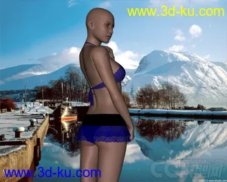 比基尼美女模型的图片